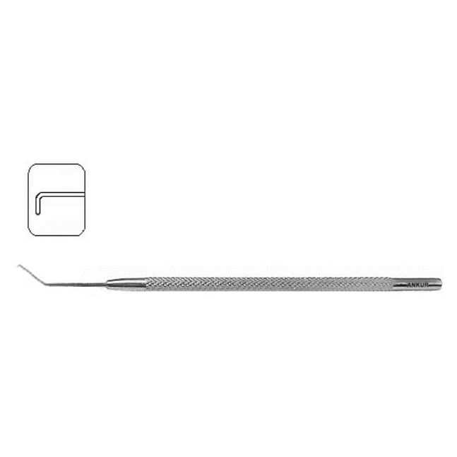 Sinskey Lens Manipulating Hook, Blunt tip, Angled