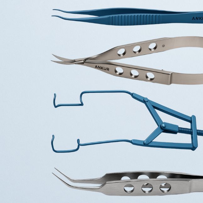 Stainless steel & Titanium instruments banner Ankur