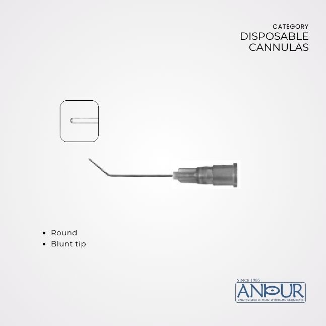 Ankur Visco Cannula, Round, Blunt Tip