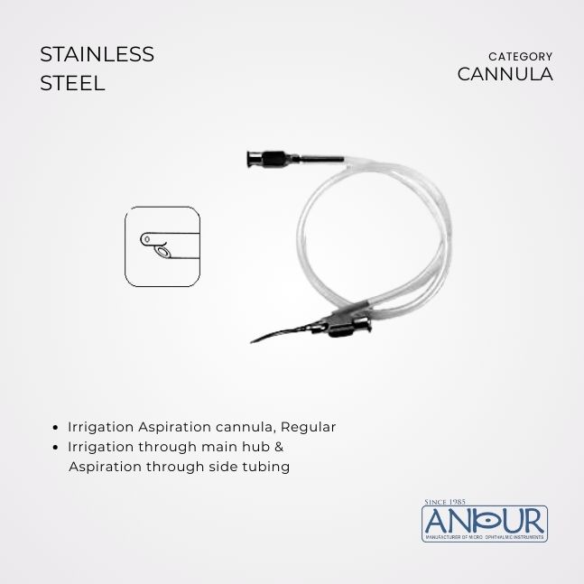 Simcoe Irrigation Aspiration cannula, Regular