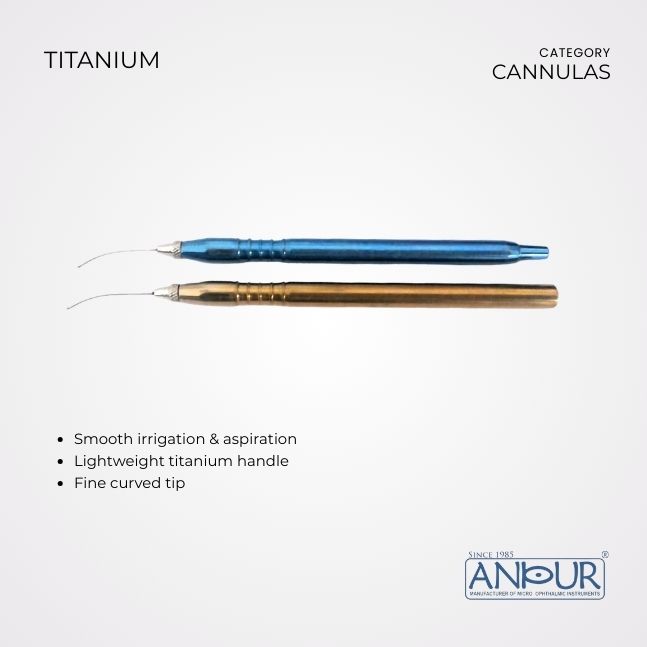 Ankur Bimanual Cannula (Irrigation & Aspiration)
